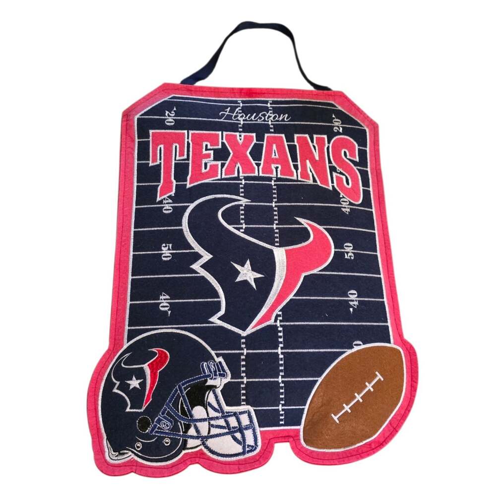 NFL Houston Texans Football Door Decor Banner Warm Welcome